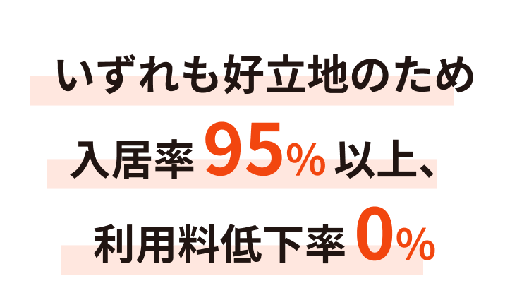 いずれも好立地